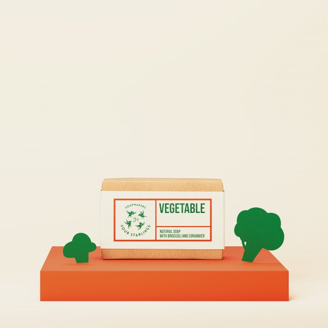 Vegetable - natural bar soap