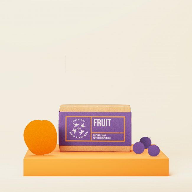 Fruit - natural bar soap