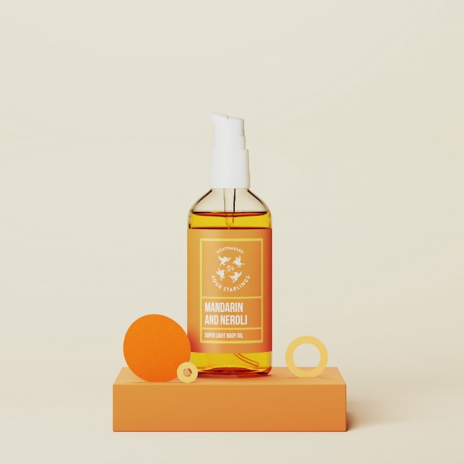 Neroli and Tangerine - super light body oil
