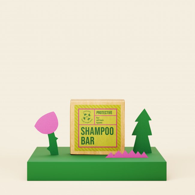 Protective shampoo bar - Woodland blush