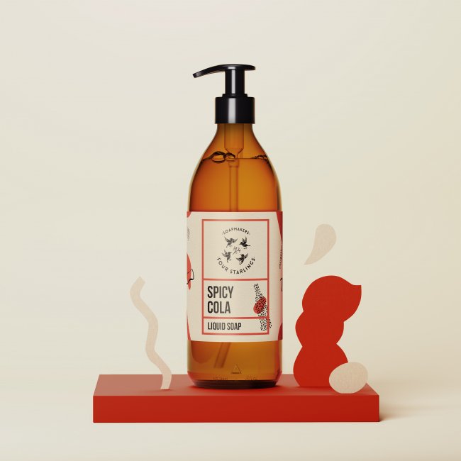 Spicy Cola - natural liquid soap