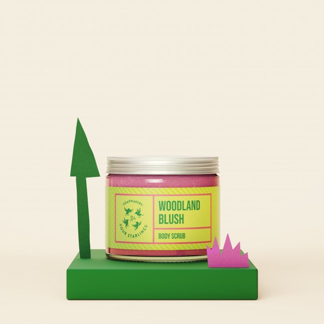 Woodland blush - sugar scrub