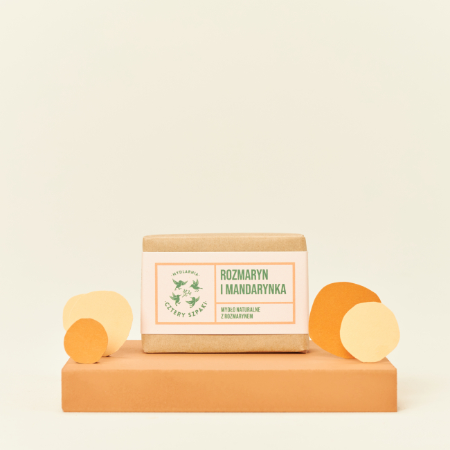 Rosemary and Tangerine - natural bar soap