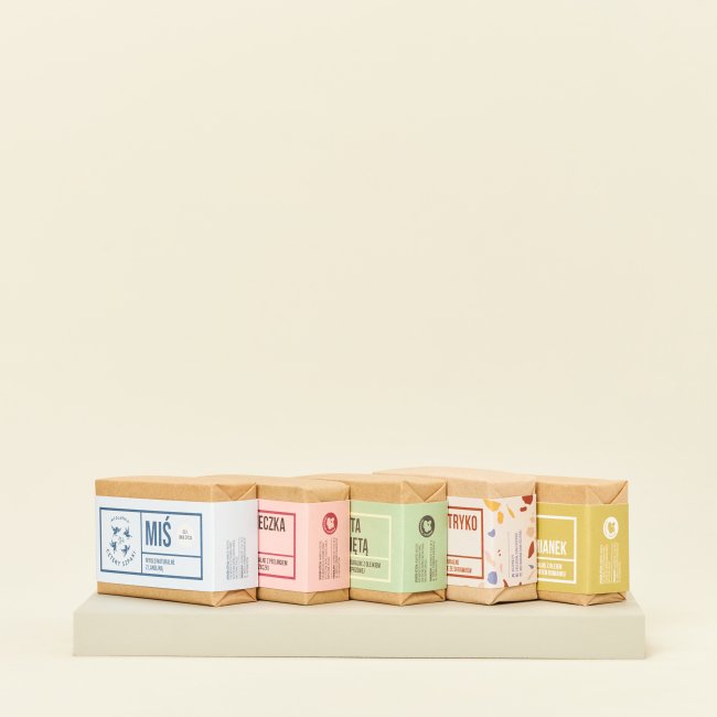 Five Pack - 5 natural soap bars