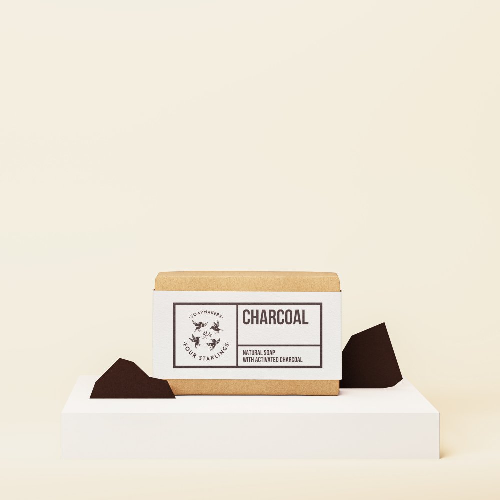 Charcoal - natural bar soap