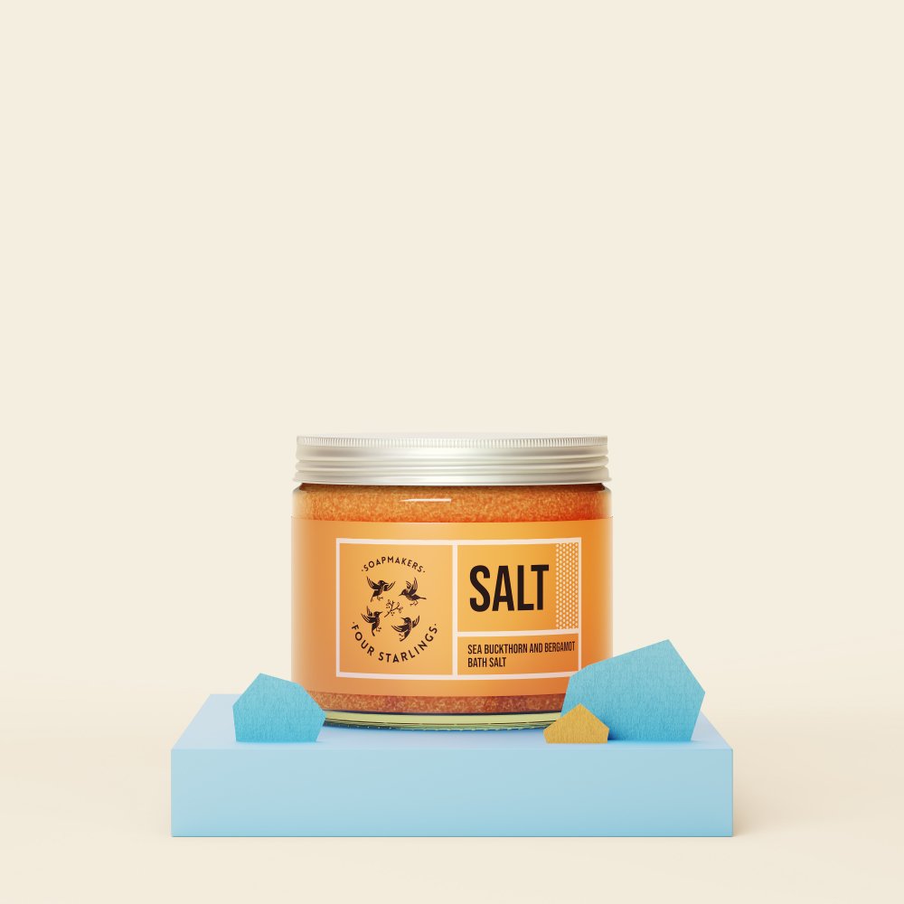 Sea buckthorn and bergamot - bath salt