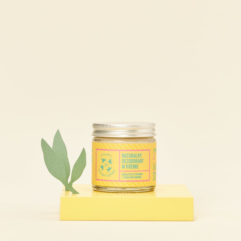 Natural cream deodorant - Lemon Eucalyptus