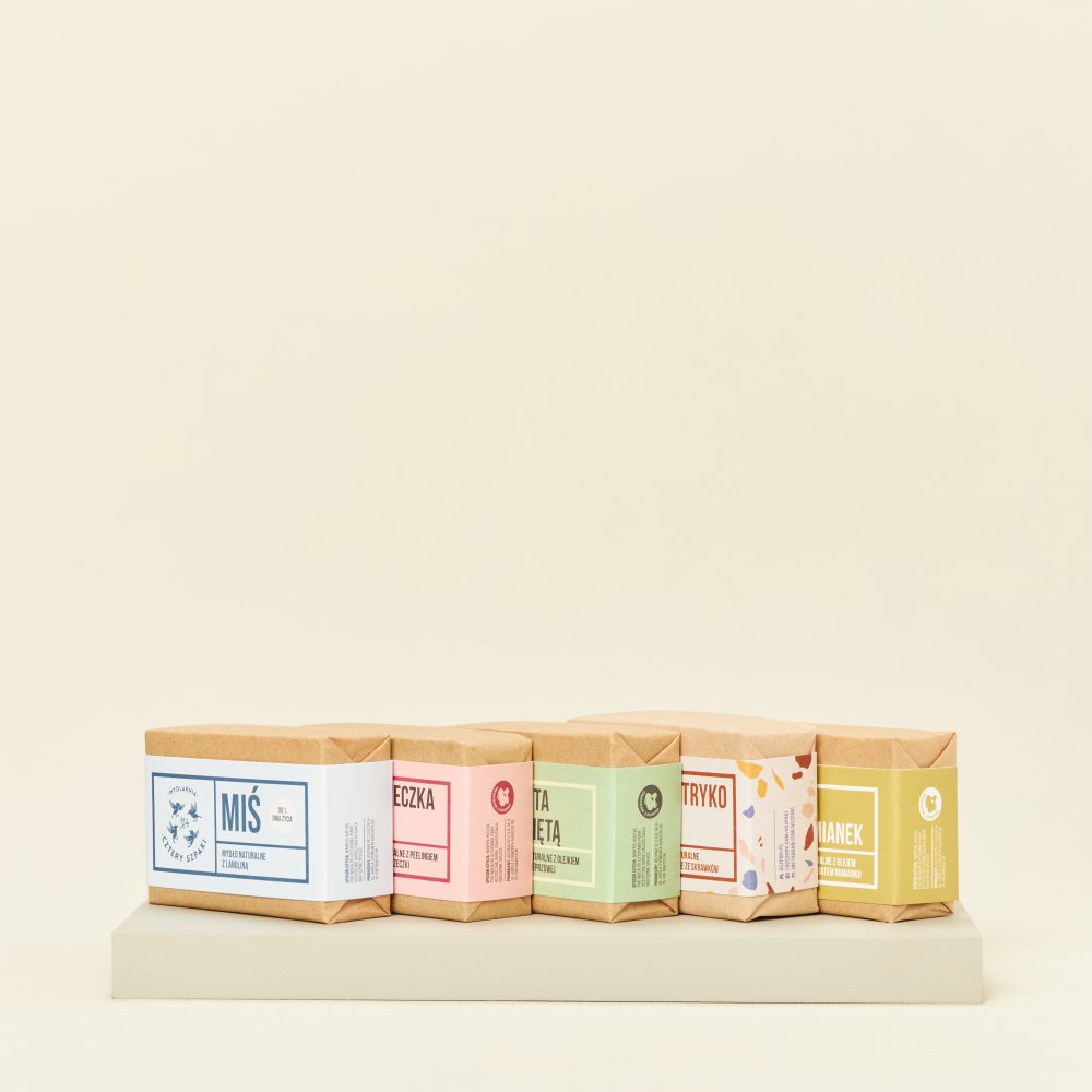 Five Pack - 5 natural soap bars